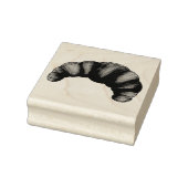 Buttery Flaky Croissant French Crescent Pastry Rubberstempel (Stempel)