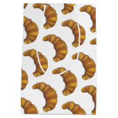 Buttery Flaky Golden Croissant French Pastry Food Medium Cadeauzakje (Achterkant)