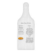 Buttery Flaky Pie Croest Recipe Snijplank (Voorkant)