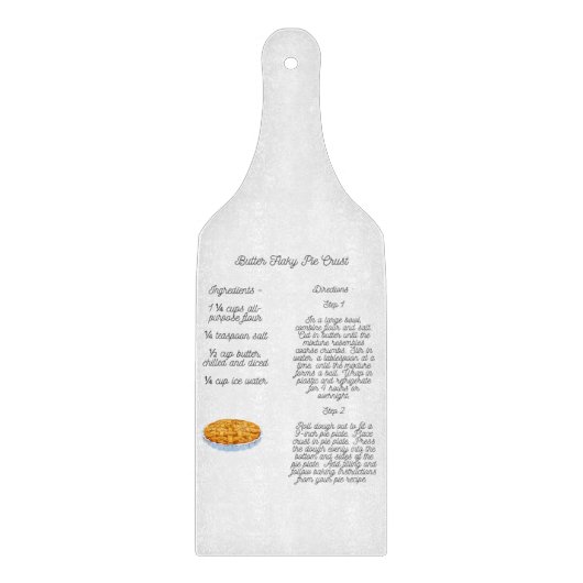 Buttery Flaky Pie Croest Recipe Snijplank (Voorkant)