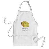 Buttery Garlic Brood Slicks - voeg een eigen sloga Standaard Schort (Voorkant)