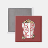 Buttery Popcorn Film Fan Magneet (Voorkant / Achterkant)