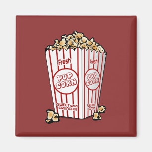 Buttery Popcorn Movie Fan Magneet
