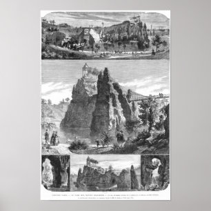 Buttes-Chaumont park, New Paris Poster