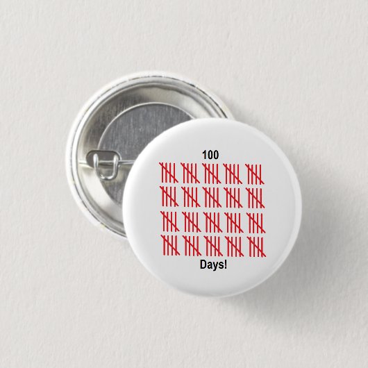 Button "100e dag van de school" (Voorkant /achterkant)