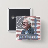 Button 2020 Verkiezingssteun Bernie Sanders (Voorkant /achterkant)