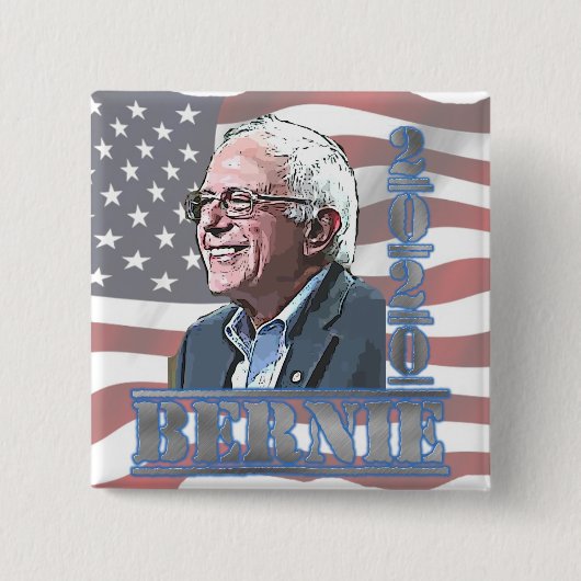 Button 2020 Verkiezingssteun Bernie Sanders (Voorkant)