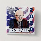 Button 2020 Verkiezingssteun Bernie Sanders (Voorkant)