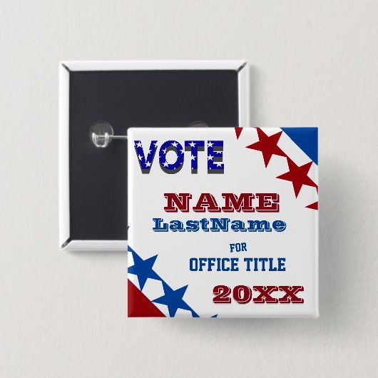 Button Aangepaste campagne (Voorkant /achterkant)