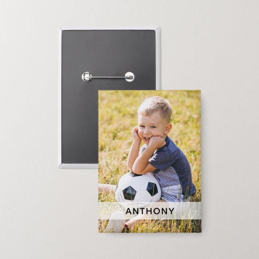 Button Aangepaste fotopoorten (Voorkant / Achterkant)