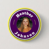 Button - Aangepaste gepersonaliseerde (voeg naam & (Voorkant)