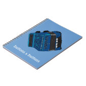 Button Accordion Note Notitieboek (Linkerzijde)