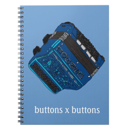 Button Accordion Note Notitieboek (Voorkant)
