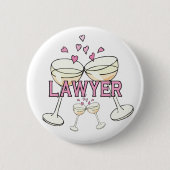 Button: Advocaat Ronde Button 5,7 Cm (Voorkant)