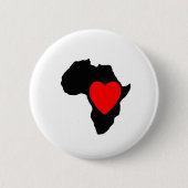 Button, Afrika, Button, LIEFT, Afrika, Ronde Button 5,7 Cm (Voorkant)
