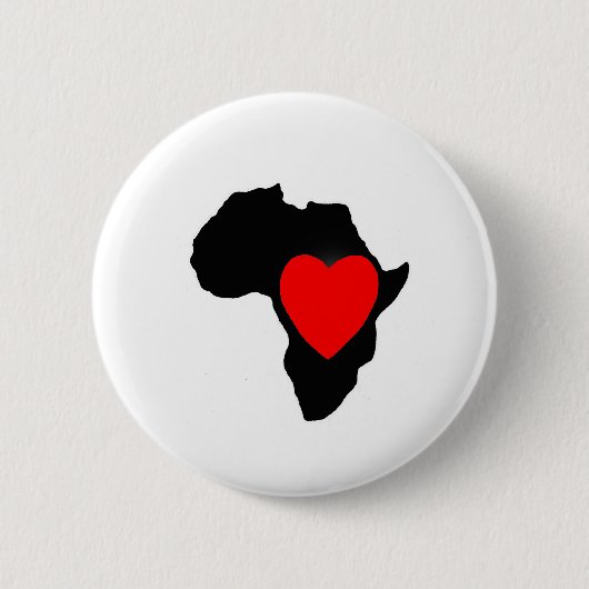 Button, Afrika, Button, LIEFT, Afrika, Ronde Button 5,7 Cm (Voorkant)