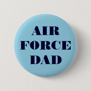 Button Air Force Dad