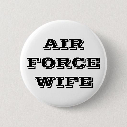 Button Air Force Wife (Voorkant)