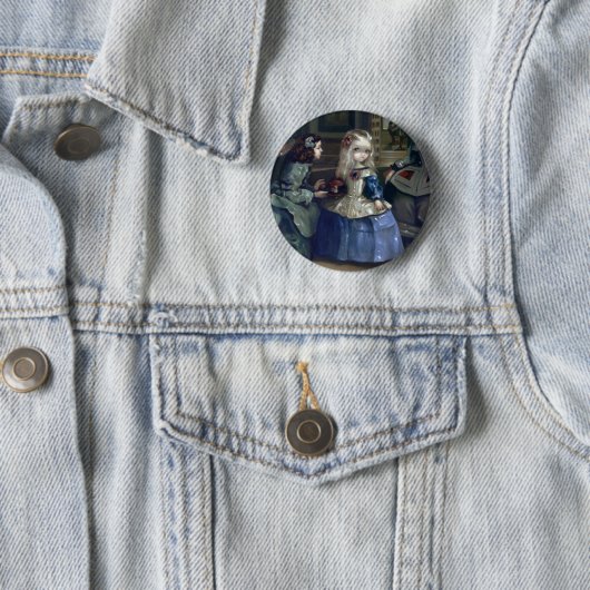 Button "Alice and Las Meninas" (In situ)