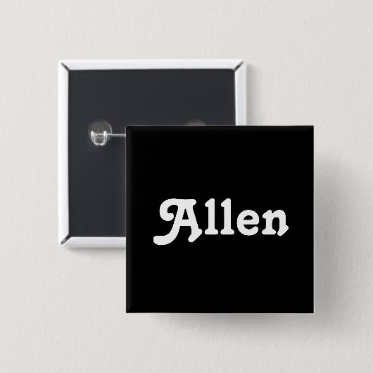 Button Allen (Voorkant /achterkant)