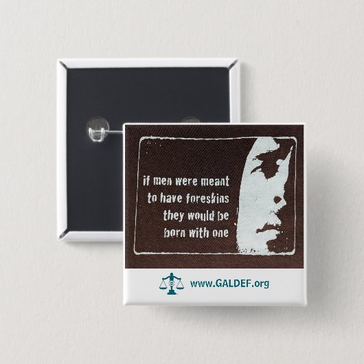 Button - Als mannen bedoeld waren om te hebben (Voorkant /achterkant)