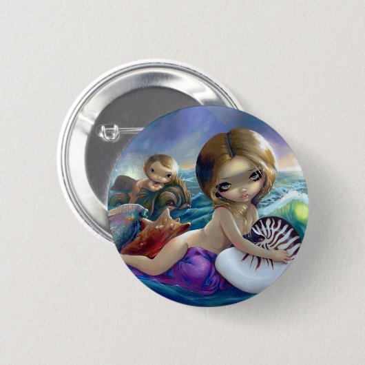 Button "Amphitrite" (Voorkant /achterkant)