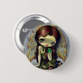 Button "Angel met Emeralds" (Voorkant /achterkant)