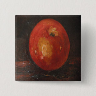 Button Ann Hayes schilderend Apple