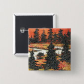 Button Ann Hayes Schilderend Boom (Voorkant /achterkant)