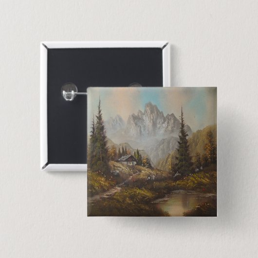 Button Ann Hayes schildert de Beierse droom (Voorkant /achterkant)