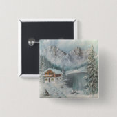 Button Ann Hayes schildert de Beierse sneeuwdroom (Voorkant /achterkant)