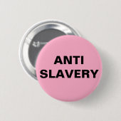 Button Anti-Savery Roze (Voorkant /achterkant)