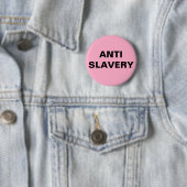 Button Anti-Savery Roze (In situ)