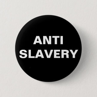 Button Anti-slavery Black