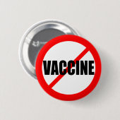 Button "ANTI-VACCIN" (Voorkant /achterkant)