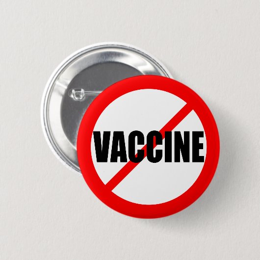 Button "ANTI-VACCIN" (Voorkant /achterkant)