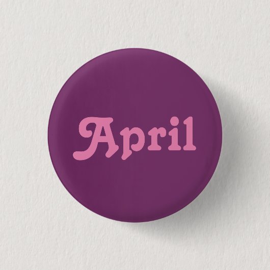 Button april (Voorkant)