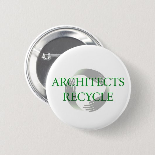 Button "Architects Recyclen" (Voorkant /achterkant)