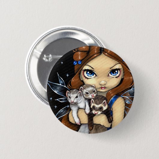 Button "Armful of Ferret" (Voorkant /achterkant)