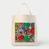 Button Art Tote Bag (Voorkant)