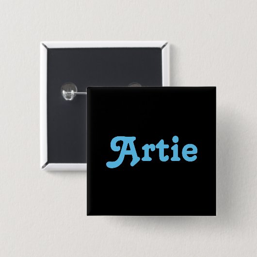Button Artie (Voorkant /achterkant)