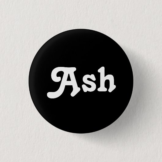 Button Ash (Voorkant)