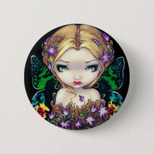 Button "Autumn Crocus Fairy"