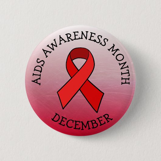 BUTTON AWENHEID VAN AIDS MAAND DECEMBER (Voorkant)