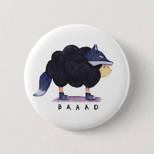 Button "Baaad Baaad Black Sheep"