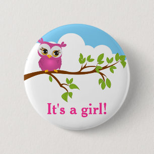 Button Baby shower met zoete Baby