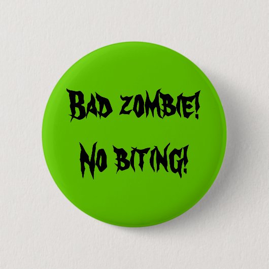 Button "Bad Zombie" (Voorkant)
