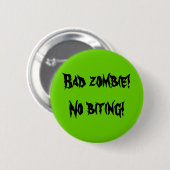 Button "Bad Zombie" (Voorkant /achterkant)