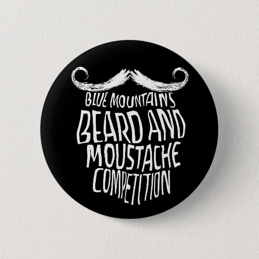 Button badge bij de BMBMC-baard logo (Voorkant)