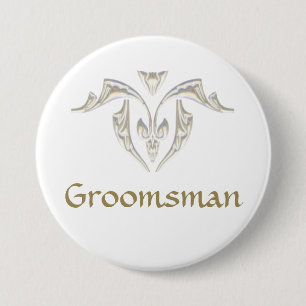 Button Badge - Groomsman